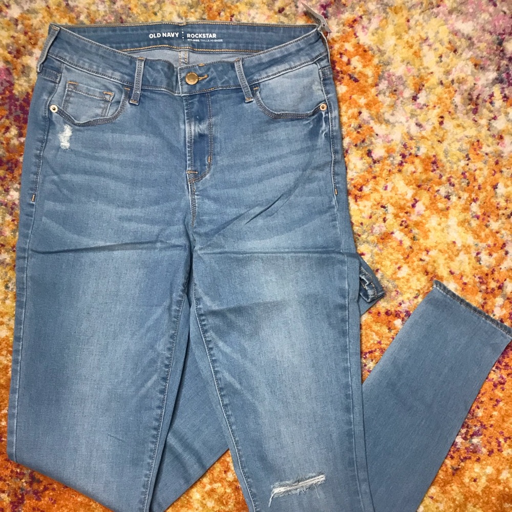 NWT Old Navy Mid Rise Skinny Jeans